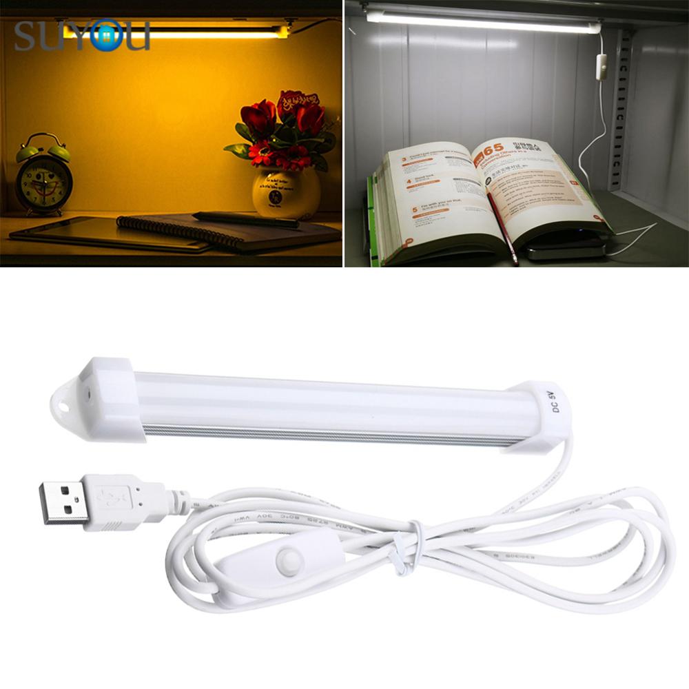 Thanh đèn LED kiểu ống cứng nhiều màu có cổng sạc USB tiện lợi cho đọc sách đa dụng