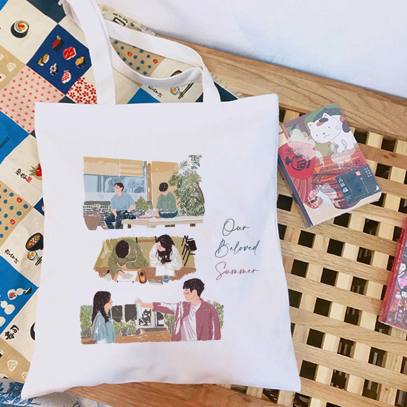 Túi Xách canvas k - Rama Thời Trang harajuku Mùa Hè Cho Học Sinh