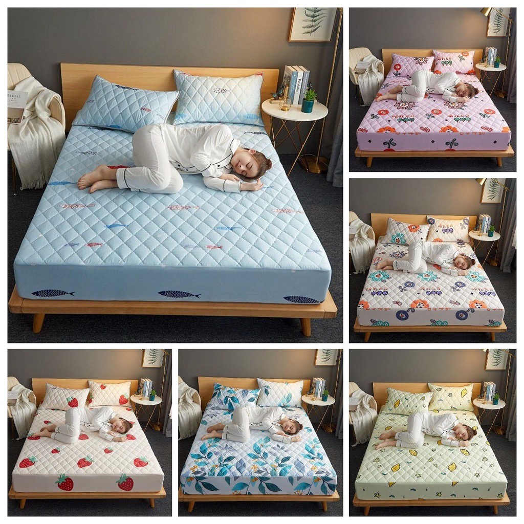 Tấm Trải Giường Bằng Xốp Dày Dặn Mềm Mại Chống Thấm Nước /