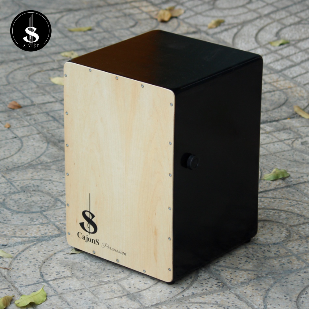 Trống cajon giá rẻ có núm chỉnh snare mã CRUS-01 chính hãng S Việt