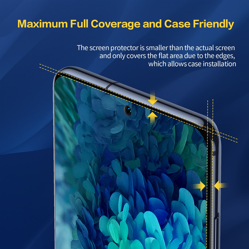 SmartDevil Kính Cường Lực Bảo Vệ Toàn Màn Hình Cho samsung galaxy s21 fe s20 fe galaxy a52
