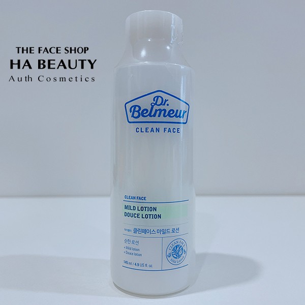 Sữa dưỡng ẩm cho da dầu hỗn hợp kể cả da mụn nhạy cảm The Face Shop Dr Belmeur Clean Face Mild Lotion 145ml