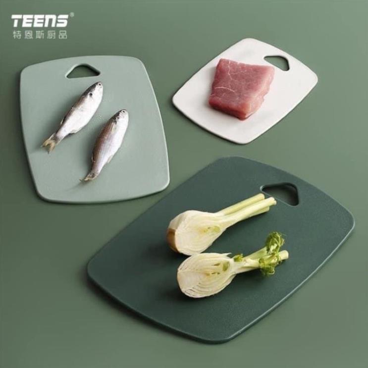 Sét 3 Thớt Kháng Khuẩn Nhựa Lúa Mạch Nhiều Màu Hàng Loại 1 Cao Cấp Chống Trơn Trượt Nấm Mốc