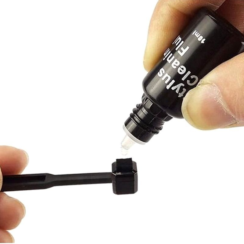 Dung dịch 10ml làm sạch đĩa than Vinyl với bàn chải chuyên dùng để làm sạch bàn xoay