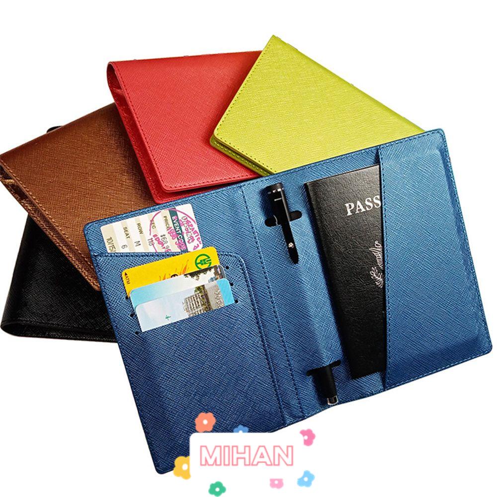Vỏ Bọc Hộ Chiếu Chất Liệu Da PU Đa Năng MIHAN1
