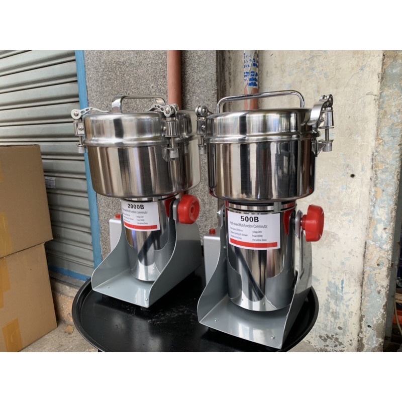 Máy xay bột khô, xay ngũ cốc, xay thuốc bắc 500-1000-2000gram (máy 100% dây đồng)