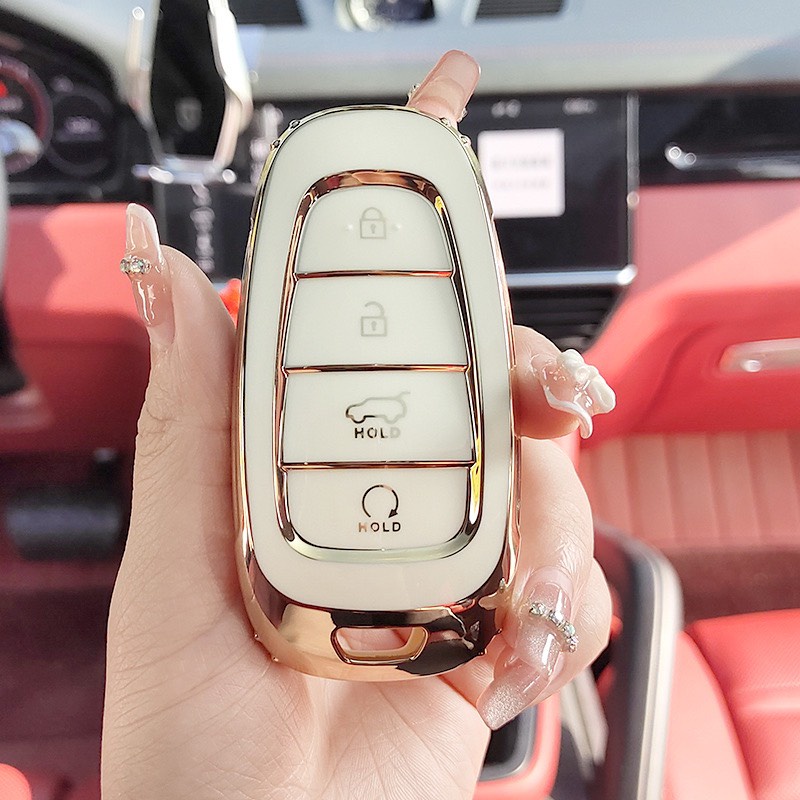 Ốp bảo vệ chìa khóa Hyundai Santafe , Tucson 2022 Cao Cấp