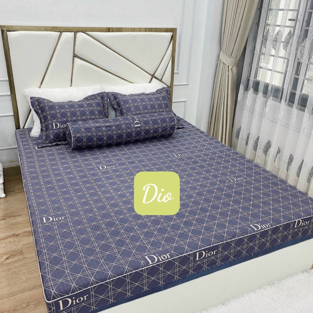 Ga chun trơn cotton hàn quốc, tặng kèm 2 vỏ gối nằm, mẫu mới 2022