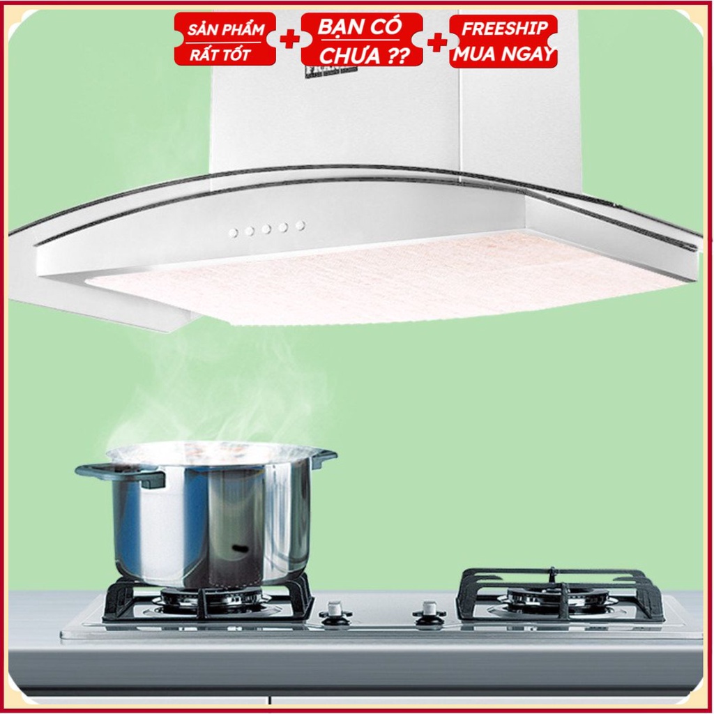Tấm Màng Lọc Che Chắn Dầu Mỡ Bụi Cho MÁY HÚT MÙI - Dễ Dàng Vệ Sinh, Tránh Bám Bẩn, Tránh Hỏa Hoạn