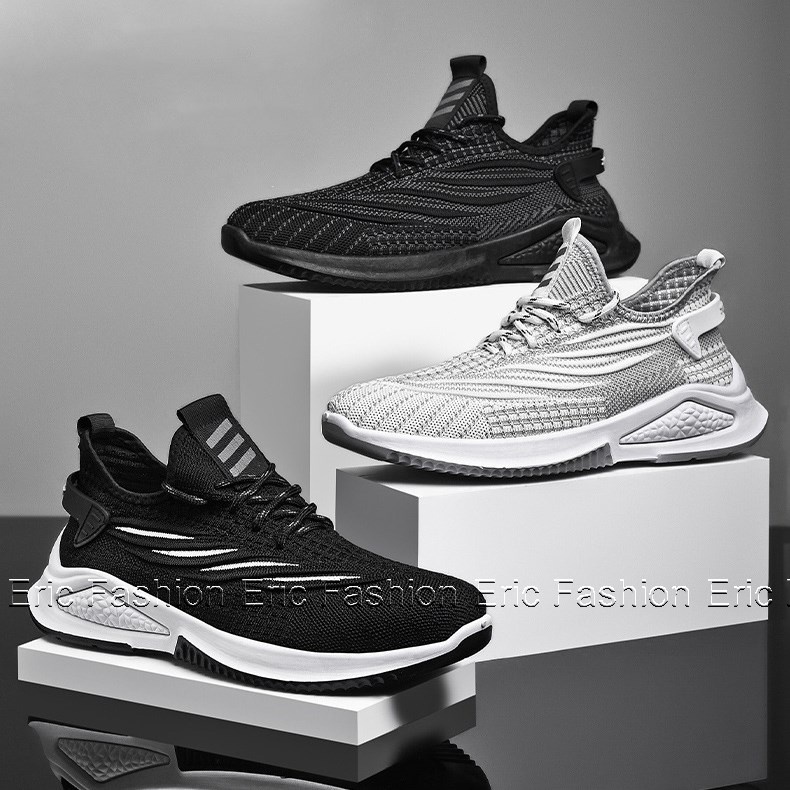 Giày nam sneaker hàn quốc công sở G639 giầy thể thao nam tập gym chạy bộ thể dục màu đen trắng xám đẹp | BigBuy360 - bigbuy360.vn