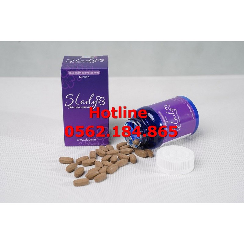 Viên uống SLady  - Hết Khô Hạn, Tăng Sinh Lý, Cân Bằng Nội Tiết Tố Nữ Chính Hãng