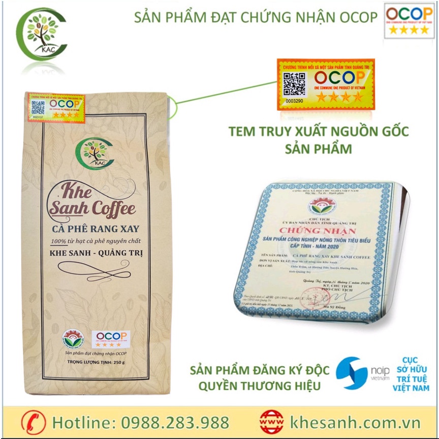 Cà phê nguyên chất  Arabica & Robusta Khe Sanh