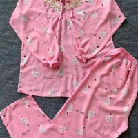Đồ bộ tole tay dài cổ sen