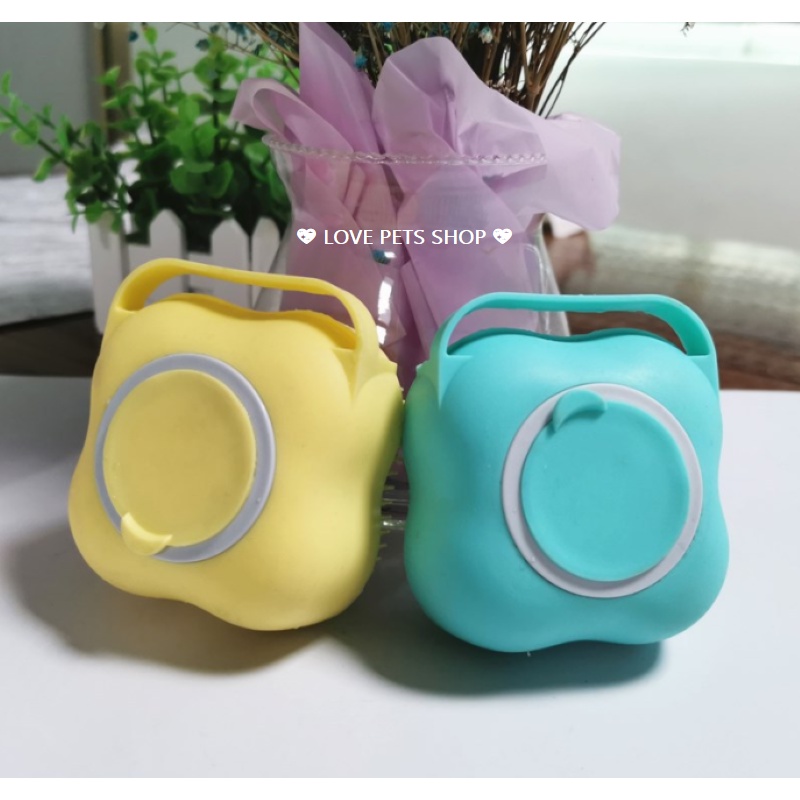 BÀN CHẢI TẮM CHO CHÓ MÈO CÓ KHAY ĐỰNG XÀ BÔNG (COMBO: 10 CÁI) - LOVE PETS SHOP