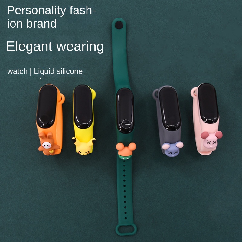 Đồng Hồ Điện Tử Màn Hình Cảm Ứng Chống Nước Hình Hoạt Hình Cho Trẻ Em