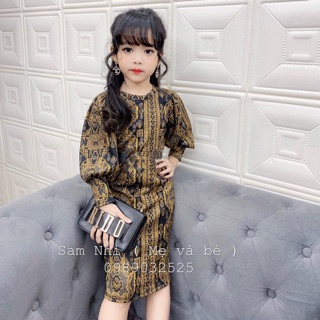 Váy thổ cẩm cho bé gái