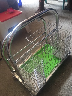Kệ cắm dao thớt inox có đĩa