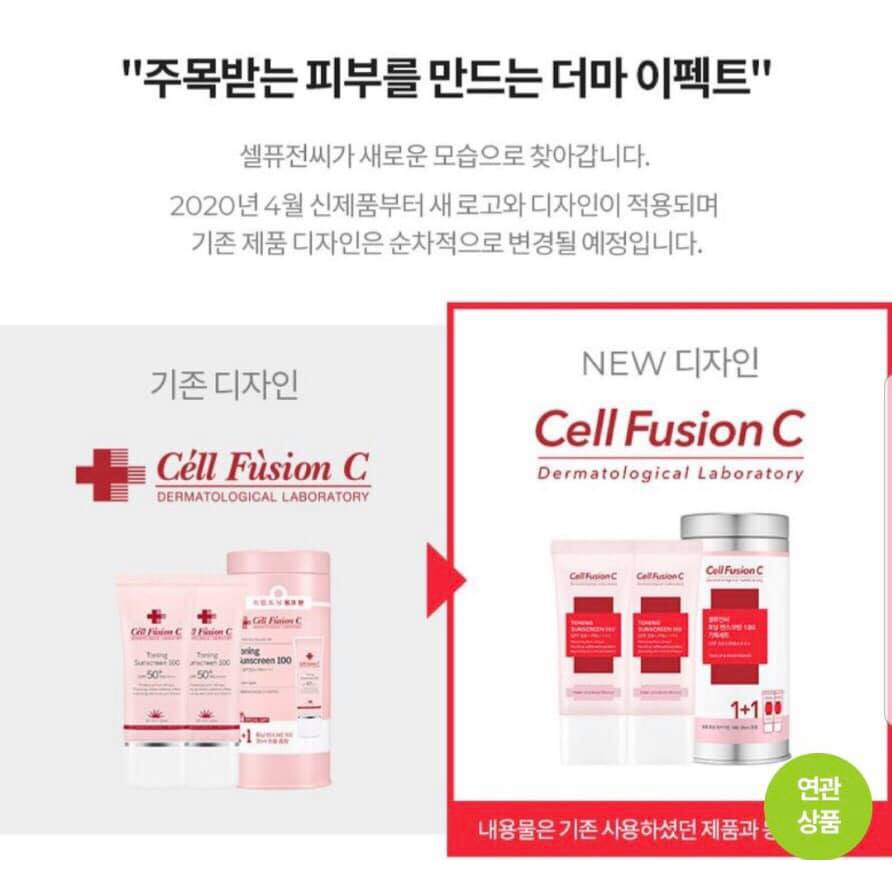 Kem chống nắng Cell Fusion Toning Sunscreen 100 SPF50 PA++++