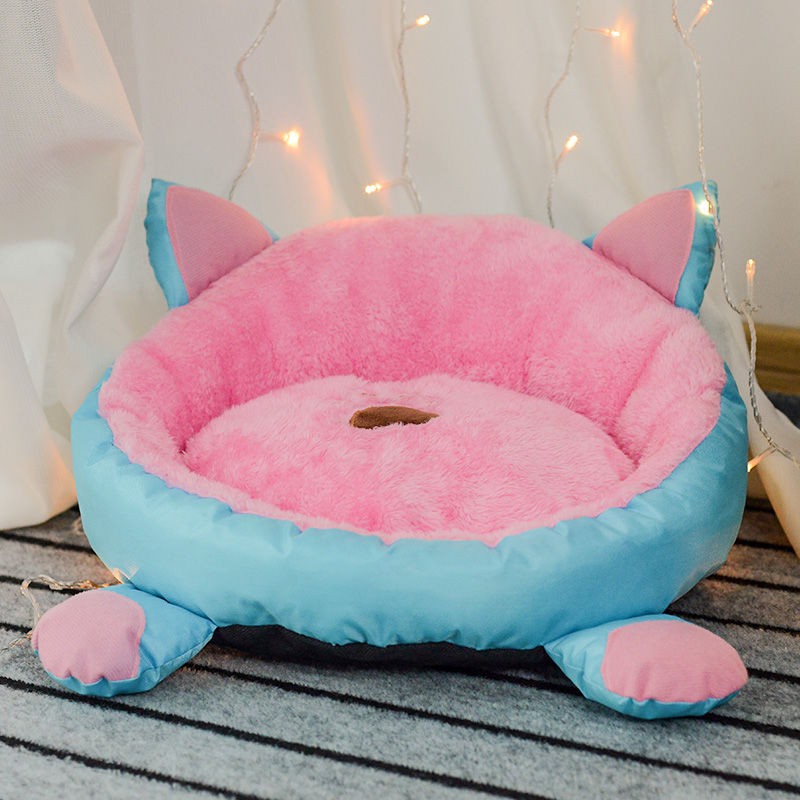 đẹp trai bán nóng✴Cat Nest Bốn mùa có thể tháo rời đông ấm áp cho chó Tedi Princess Pet Dog Puppy Giường nhỏ