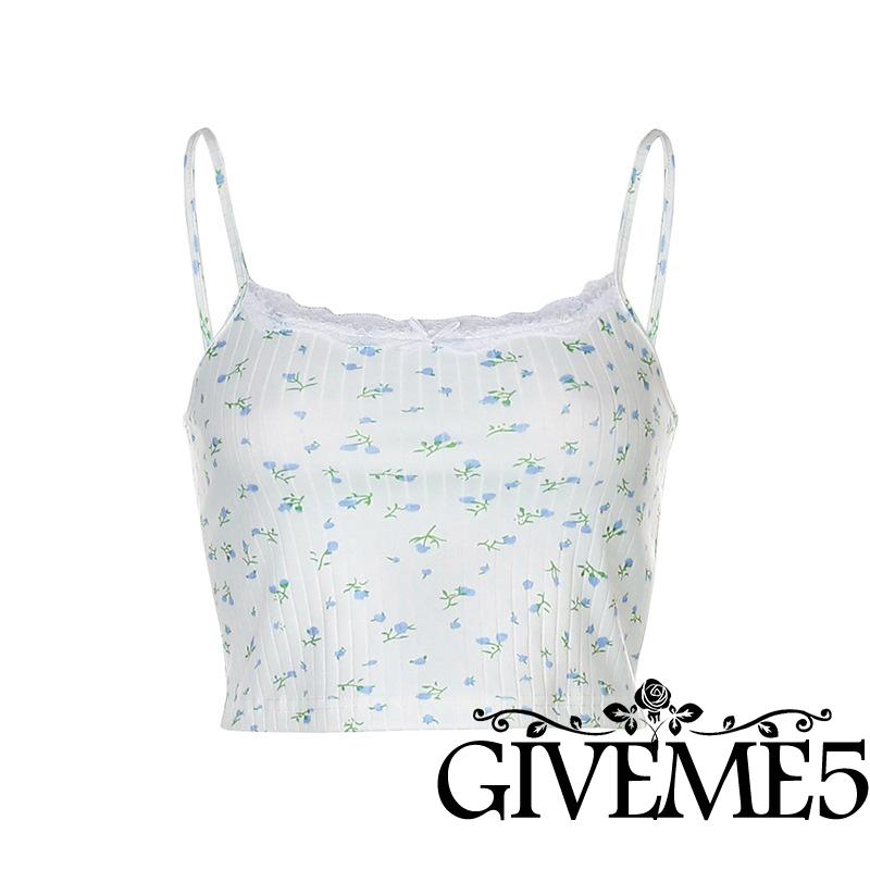 Áo Croptop Sát Nách Phối Ren Thời Trang Cho Nữ