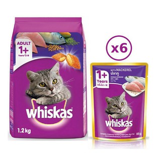Bộ thức ăn whiskas cá Thu