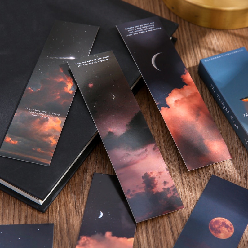 Set 30 Thẻ Đánh Dấu Sách 4 Kiểu Dáng Ins Phong Cách Sáng Tạo Và Ấm Áp Cho Trang Trí Sổ Tay/Văn Phòng