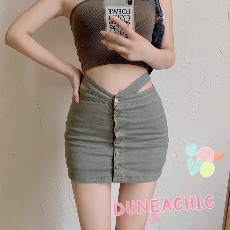 Quần short DUNEA phối nút thời trang gợi cảm dành cho nữ