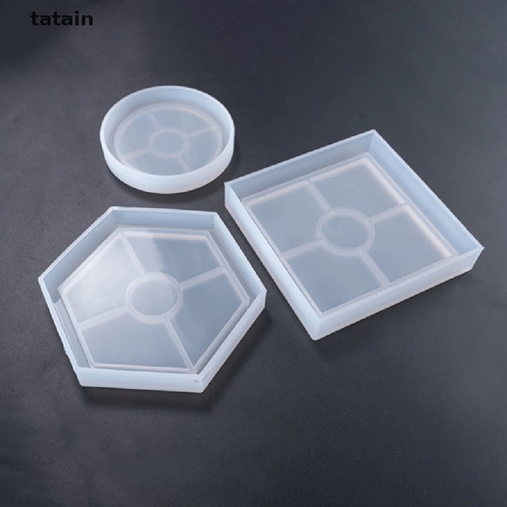 [TAT] Base Tray Silicone Mold Large Size Round Tray Concrete Mold Terrazzo Round Plate CVX