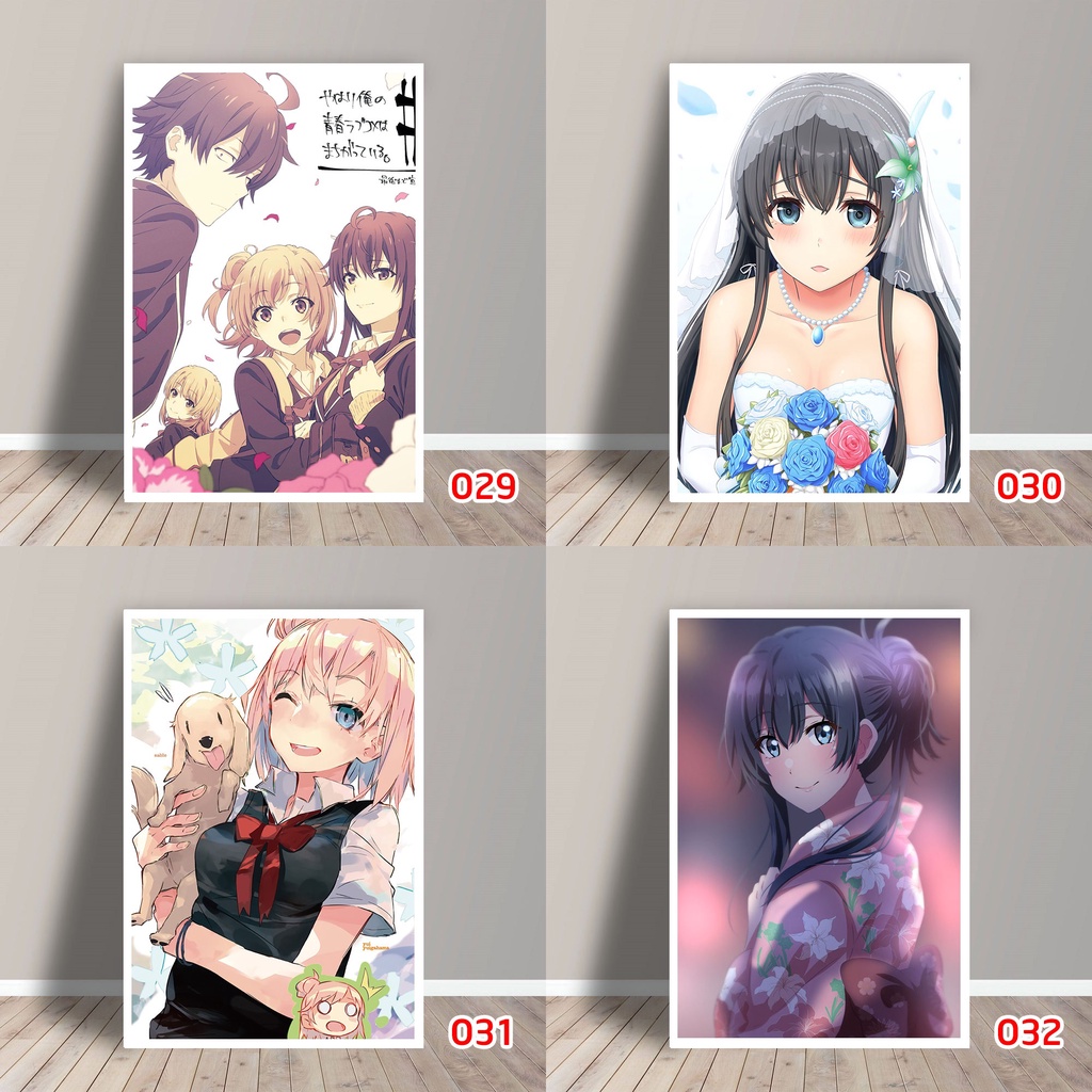 Tấm Postcard Cao Cấp Anime Oregairu