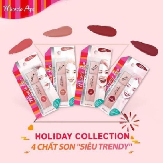 Son kem Miracle Apo Lip Lip Holiday