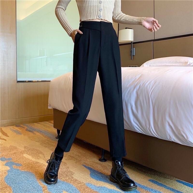 quần  công sở nữ vạt lệch khuy(giá siêu  đẹp ) | BigBuy360 - bigbuy360.vn