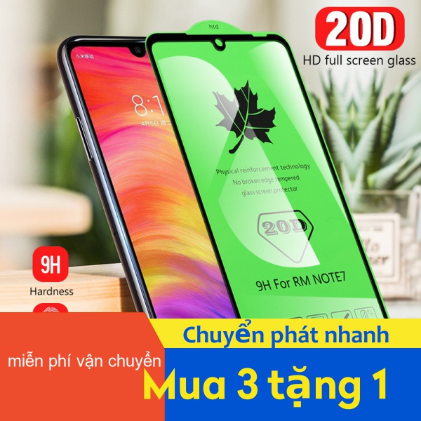 Kính cường lực 20D bảo vệ toàn màn hình cho OPPO K1 K3 K5 F3 F5 FIND X F7 R15 F9 R17 F11 F17 A8 A91 Reno 3 Pro