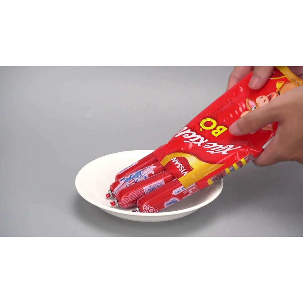 Xúc Xích Vissan Bò, Heo 160g