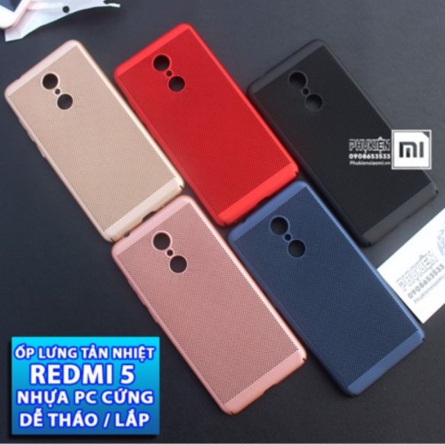 Ốp tản nhiệt Xiaomi Redmi 5 dạng lưới