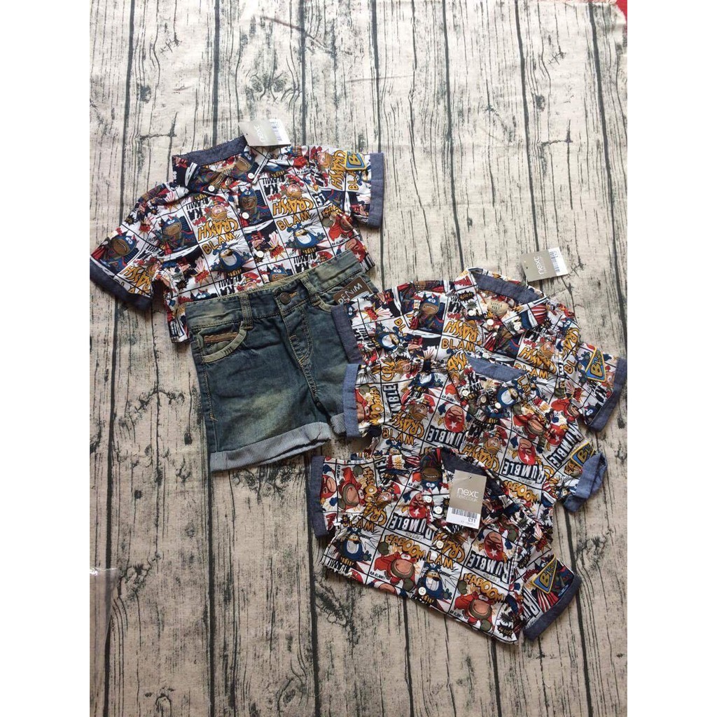 Áo sơ mi next xuất xịn