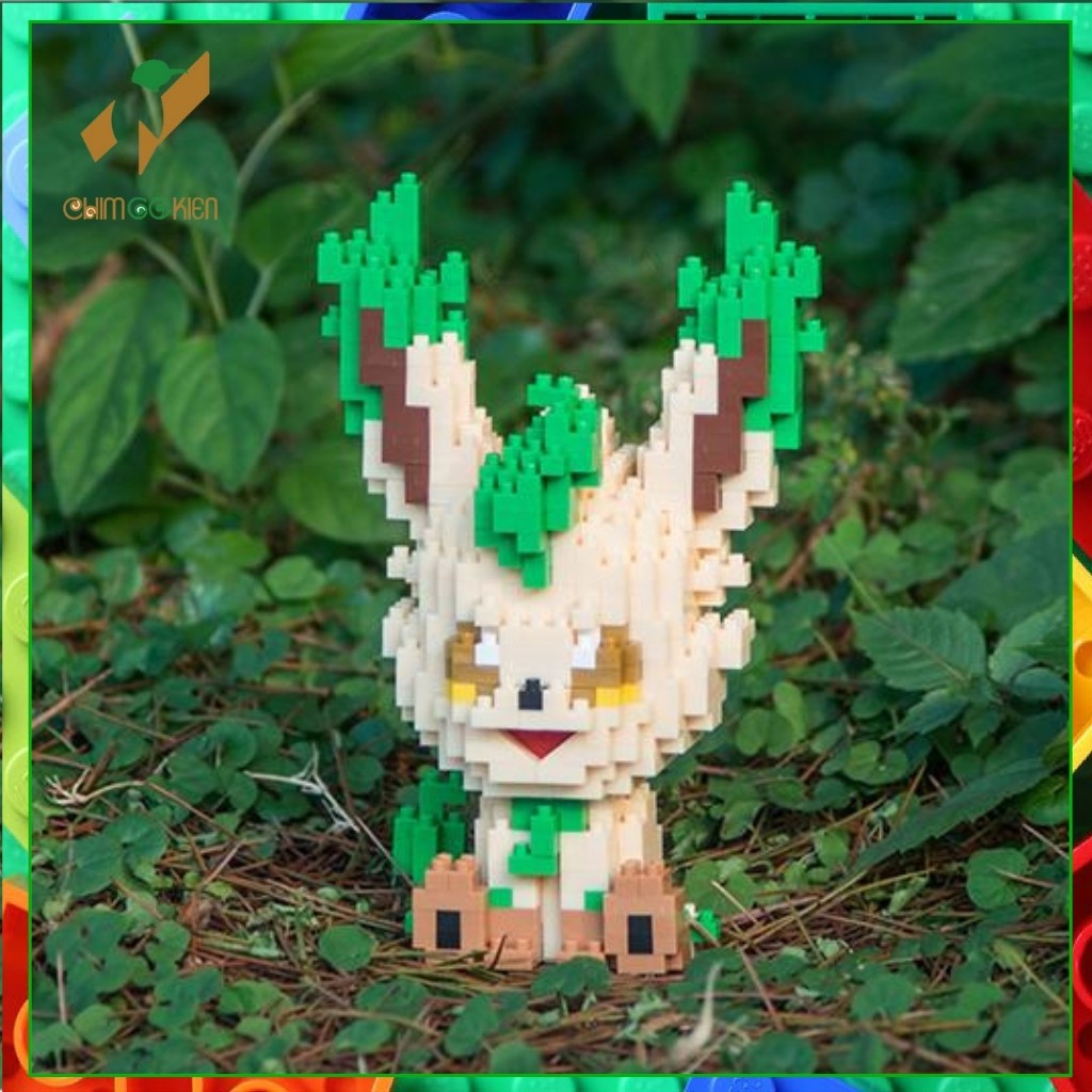 Lego pokemon 3d- Mô hình pokemon Eevee và các hệ tiến hóa Glaceon, Leafeon, Umbreon, Espeon, Jolteon, Vaporeon, Sylveon