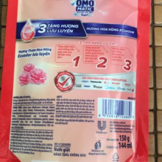 Nước giặt xả omo matic 150g
