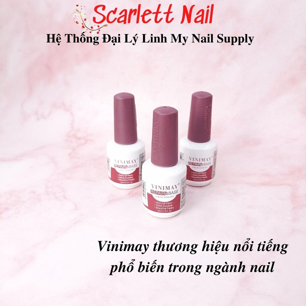 Sơn Base Liên Kết Vinimay - Top bóng lì phá gel loang lột cường lực giọt sương