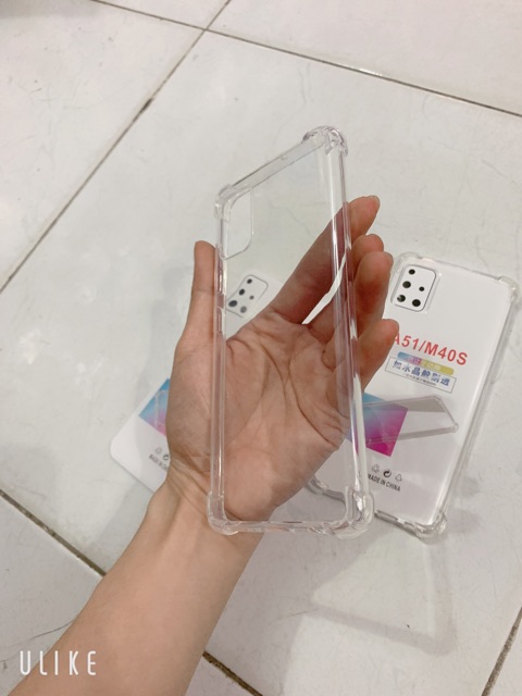 Ốp Silicon trong Chống SỐC Dày dặn sam sung A51, M40S