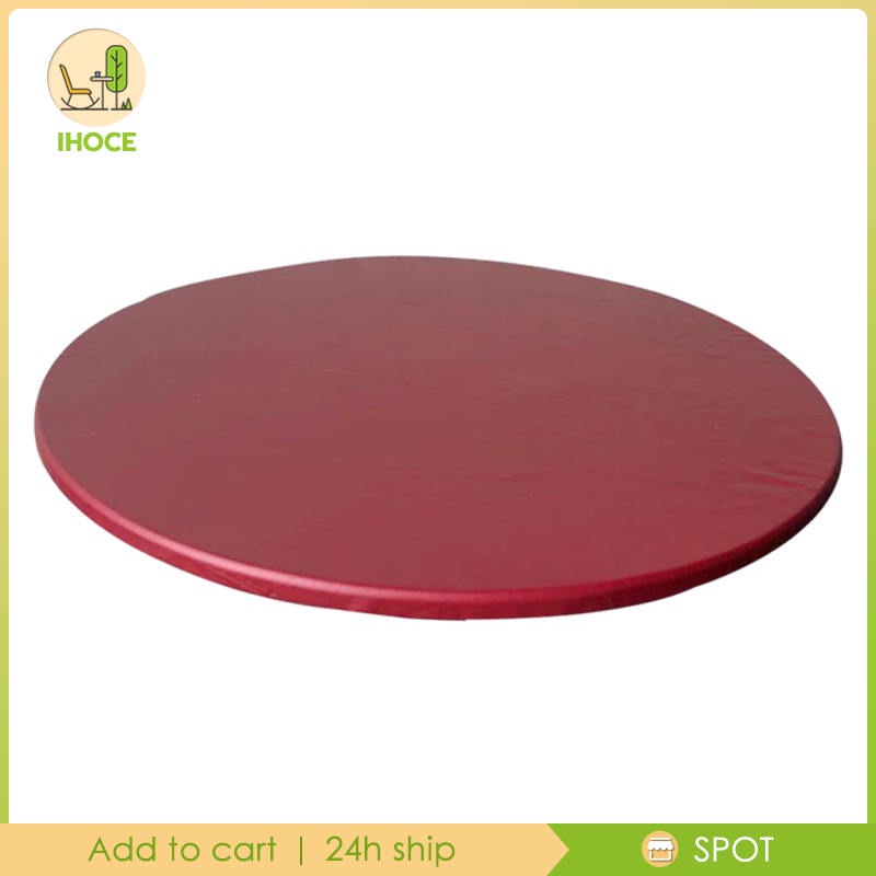 Khăn Trải Bàn Tròn 100cm Bằng Polyester Co Giãn Chống Dầu Màu Trơn Cho Nhà Bếp / Nhà Hàng