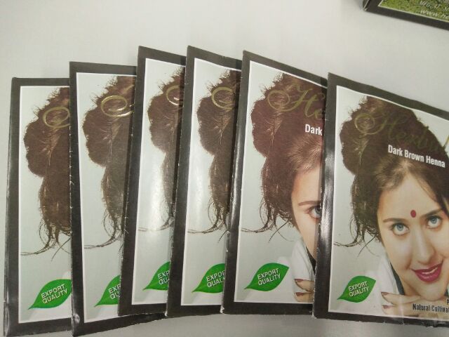 Sản phẩm nhuộm tóc từ lá cây Henna