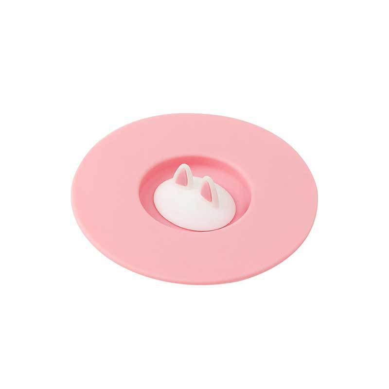 Nắp Đậy Cốc Nước Bằng Silicon Chống Bụi Chống Rò Rỉ Kiểu Dáng Hoạt Hình Dễ Thương