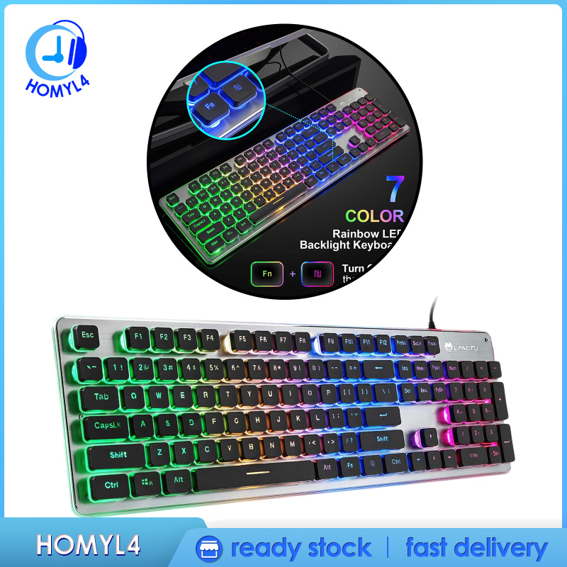Bàn Phím Gaming Siêu Mỏng Có Đèn Led | BigBuy360 - bigbuy360.vn