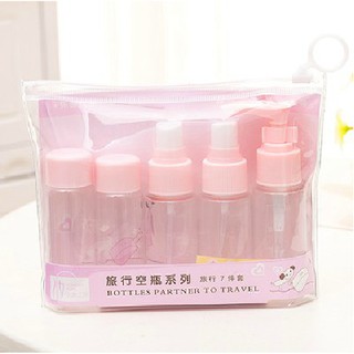 Bộ Chiết Mỹ Phẩm Du Lịch 7 Món
