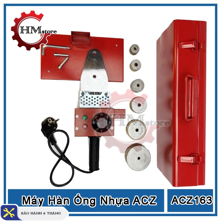 Máy Hàn Ống Nhiệt ACZ163 - Máy hàn ống nhiệt ppr 20-63mm ACZ - Bảo hành 6 tháng