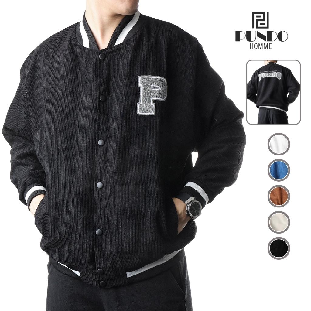 Áo khoác nam bomber chất nhung tăm , dày mềm cao cấp form rộng màu dễ phối PUNDOHOMME AKPD17