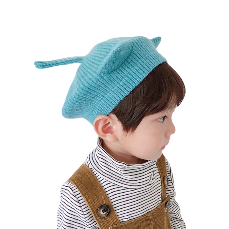 Mũ kiểu dệt kim BANMA giữ ấm cho bé vào mùa đông