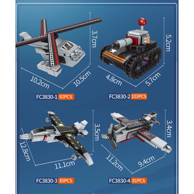 Đồ Chơi Trí Tuệ - Mô Hình Đồ Chơi Láp Ráp Lego Tàu Sân Bay và các thiết bị tàu sân bay