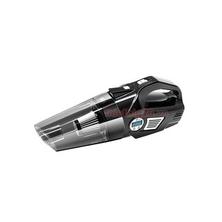 Máy hút bụi ô tô 3-in-1 gồm làm sạch, bơm lốp tự ngắt và đo áp suất lốp điện tử (Điện 12V) - GHB05