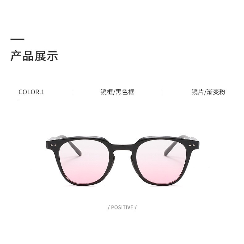 Kính mắt má hồng 2 chấm ngang
